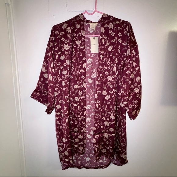 Lucky Brand Floral Bloom Robe Size S NWT - Picture 5 of 8